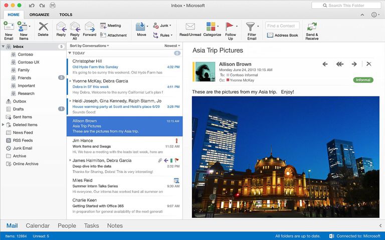 Microsoft outlook for mac review